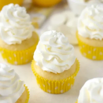 Lemon And White Chocolate Cupcakes