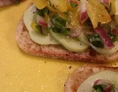 Lemon Cucumber Salsa With Fresh Mint