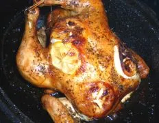Lemon Garlic Roast Chicken