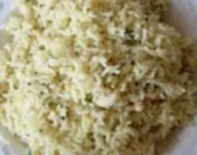 Lemon-Peanut Infused Rice: A Zesty Side Dish Delight