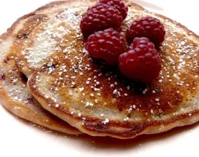 Lemon- Raspberry Pancakes