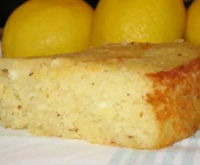 Lemon Ricotta- Almond Cake Gluten-Free