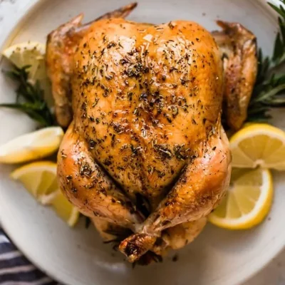 Lemon-Rosemary Roasted Chicken Recipe: A Flavorful Feast