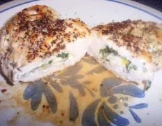 Lemon & Spinach Stuffed Basil Chicken Breasts