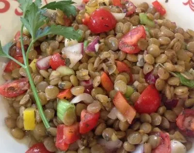 Lentil Salad With Tomatoes