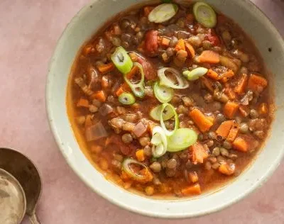 Lentil-Veggie Soup Crock Pot