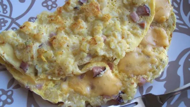 Light Hash Brown Omelette