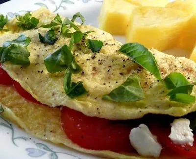 Light Italian Feta Omelet