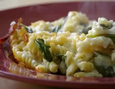 Light Macaroni And Cheese With Spinach