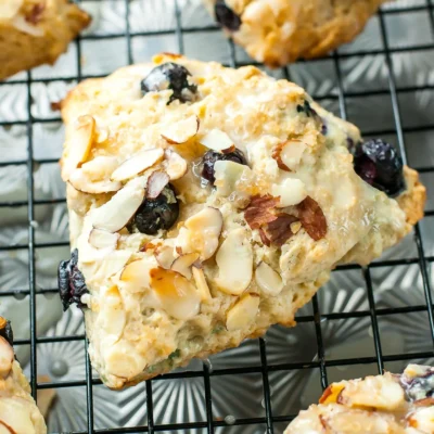 Lightened Up Blueberry Scones