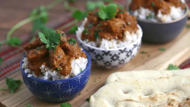 Lightened Up Slow Cooker Butter Chicken