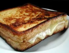 Lightly-Butter Fried Cheese Sandwich