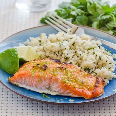 Lime And Ginger Grilled Salmon