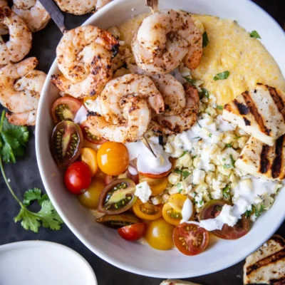 Lime Grilled Chicken And Polenta With A.1