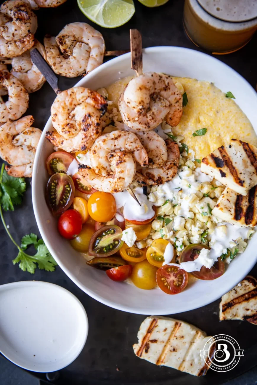 Lime Grilled Chicken And Polenta With A.1