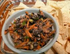 Lime Spiked Black Bean Dip