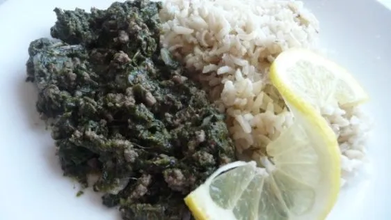 Linas Awesome Lebanese Spinach, Beef
