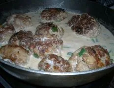 Lions Heads With Spicy Coconut Sauce