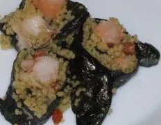 Lobster And Cous Cous Sushi