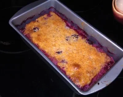 Low Carb Strawberry Cobbler