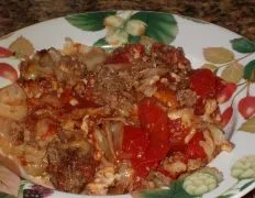 Low Carb Stuffed Cabbage Casserole
