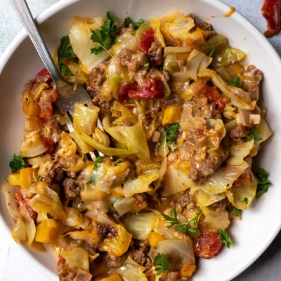 Low Carb Stuffed Cabbage Hotdish