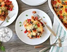 Low Carb Supreme Pizza Casserole