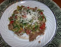 Low-Carb Zucchini Noodle Pasta Delight