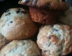 Low Fat Banana Chocolate Chip Muffins