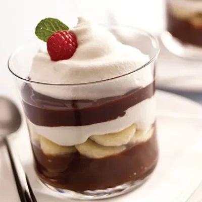 Low Fat Chocolate Banana Parfaits