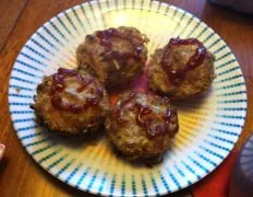 Low Fat Mini Meatloaves