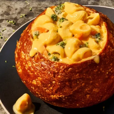 Macaroni And Cheese Soup With Broccoli