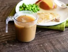Life-changing recipe. No more fussing with gravy while your guests wait for the turkey to rest. A couple of tips: Better Than Bullion now has a turkey flavor which can be substituted for chicken broth. Also