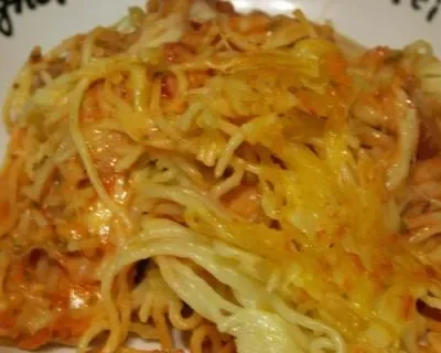 Mamas Angel Hair Pie Spaghetti Pie