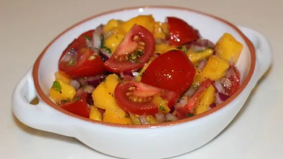 Mango And Baby Tomato Salad
