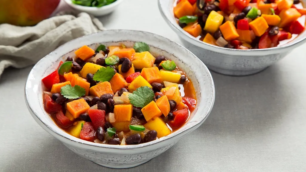 Mango And Black Bean Stew