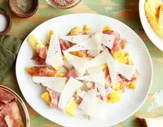 Mango Wedges Wrapped In Serrano Ham
