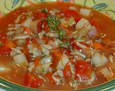 Manhattan Clam Chowder Quick