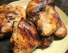 Maple Glazed Chicken Thighs