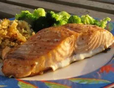 Maple Glazed Salmon  Or Trout