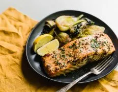 Maple & Mustard Glazed Salmon 3 Ingredients