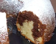 Marbled Chocolate Sour Cream Cake