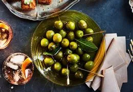 Marinated Green Olives Chakistes