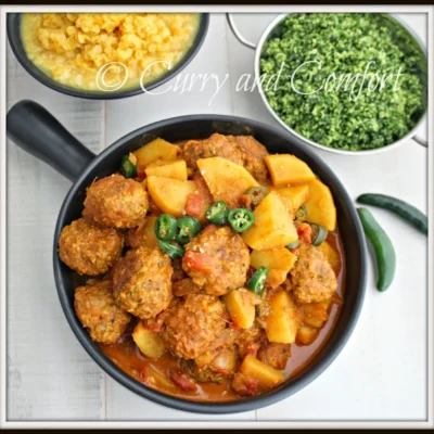 Meatball And Potato Curry