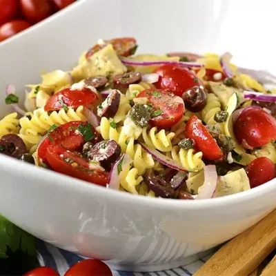 Mediterranean Artichoke Pasta Salad