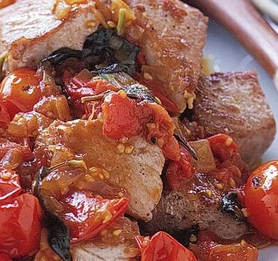 Mediterranean-Style Stuffed Tuna Tomatoes Recipe