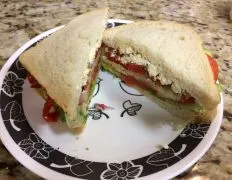 Mediterranean Veggie Sandwich