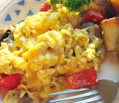 Mexi Egg Scramble Skillet