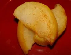 Microwave Baked Apple For One