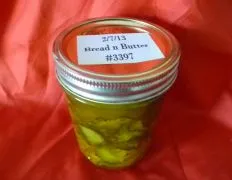 Microwave Bread & Butter Pickles